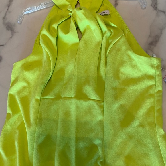 Bright Yellow Halter Dress - Picture 6 of 12